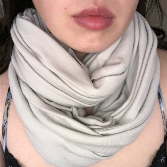 American Apparel Accessories - American Apparel infinity scarf in light grey